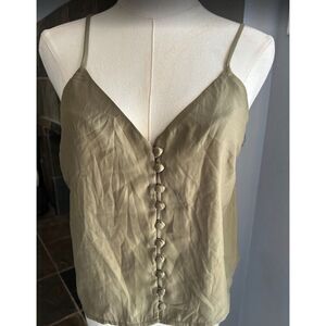CAD olive green cami top